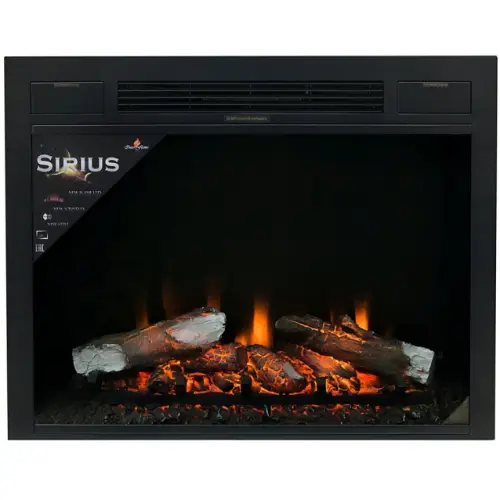 Электрический очаг InterFlame Sirius 30 LED FX Black/Brass