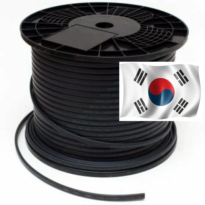Саморегулирующийся кабель Decker GRX 40-2CR (UV) с оплеткой и УФ защитой - 1 метр (Южная Корея)