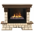 Каминокомплект RealFlame портал Stone new 26/HL AO с очагом 3D Cassette 630 со вставкой