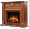 Каминокомплект Electrolux портал Frame 25 U угловой белый/дуб с очагом EFP/P-2520LS
