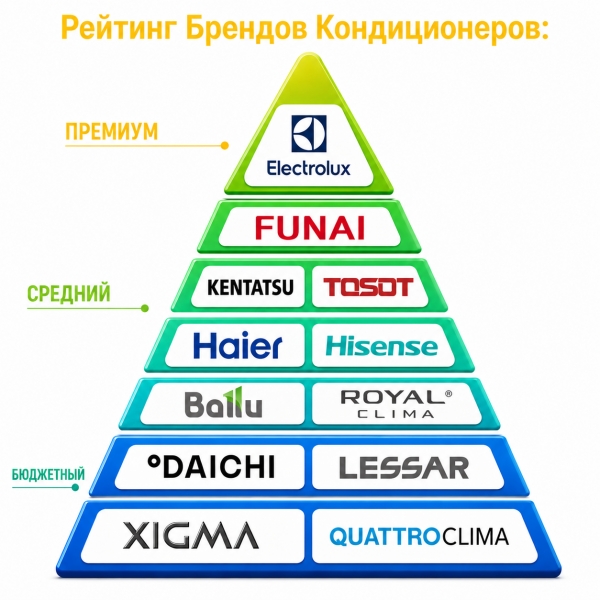 Рейтинг Брендов Кондиционеров