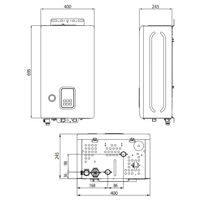 Электрический котел Navien EQB-08HW