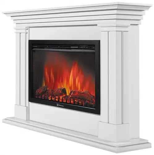 Каминокомплект Electrolux портал Castello 30 белый с очагом EFP/P-3020LS N