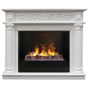 Каминокомплект RealFlame портал Attica 25,5/26 WT с очагом 3D Cassette 630 со вставкой