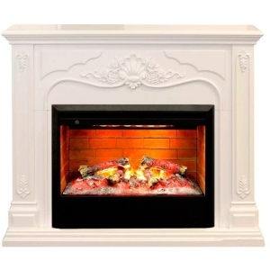 Каминокомплект RealFlame портал Victoria 26 WT с очагом 3D Cassette 630 со вставкой