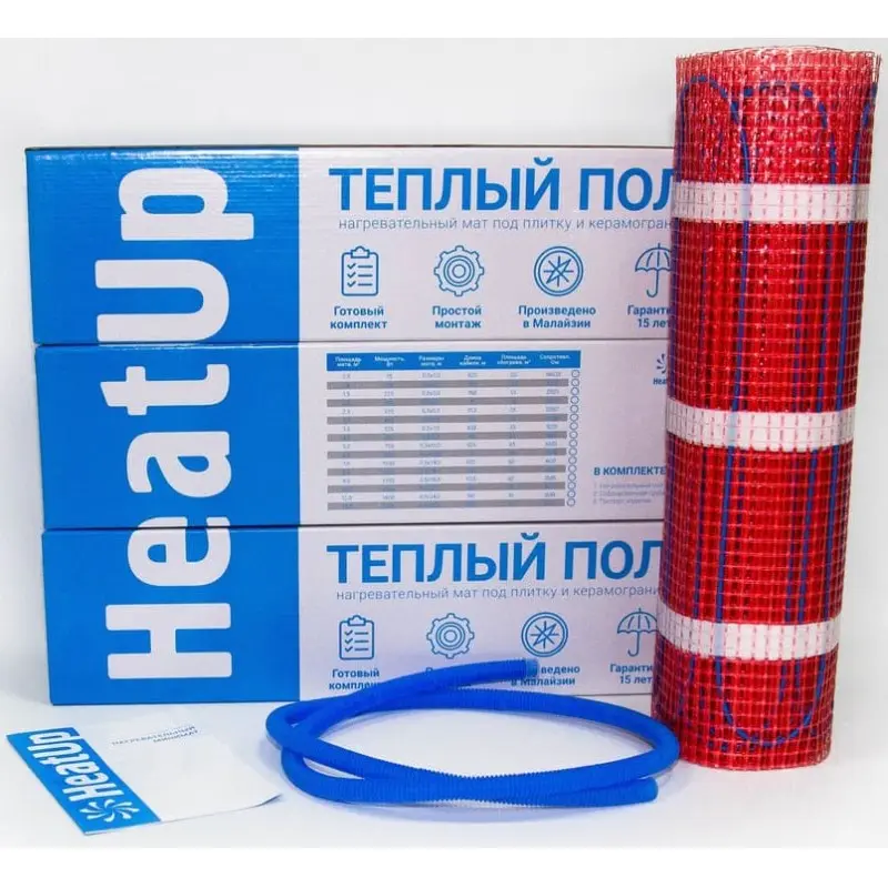 Нагревательный мат HeatUp 1,0 м2