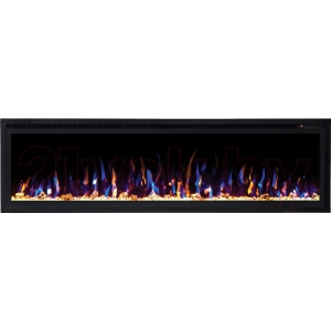Сверхширокий электрический очаг RealFlame Saphir 60