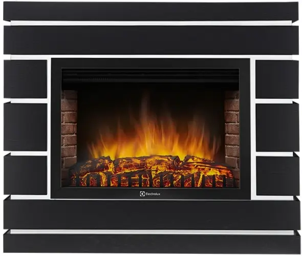 Каминокомплект Electrolux портал Moderno 25 черный дуб с очагом EFP/P-2520LS N