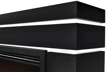 Каминокомплект Electrolux портал Moderno 25 черный дуб с очагом EFP/P-2520LS N