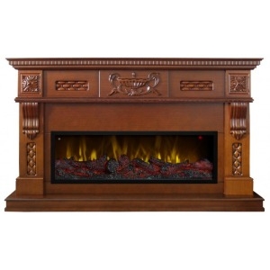 Линейный каминокомплект RealFlame портал Corsica 42 NT с очагом Beverly 1000