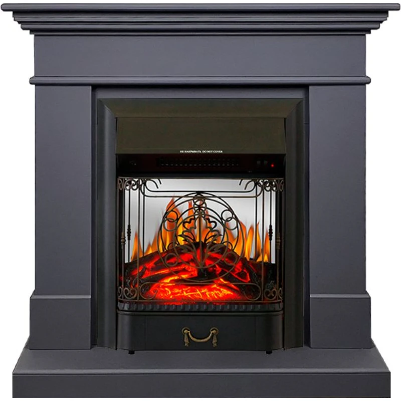 Каминокомплект Royal Flame портал California STD SFT Графит с очагом Fobos/Majestic