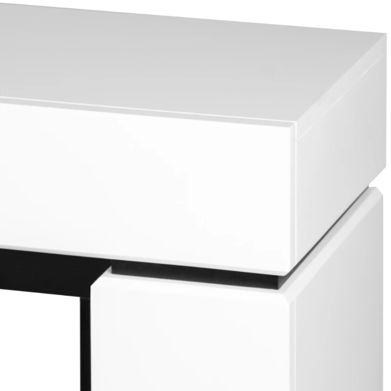 Линейный каминокомплект Портал Moderno 42/40/36, белый очаг Electrolux EFP/P-3620LS