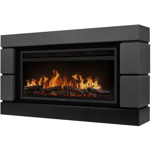Линейный каминокомплект Портал Moderno 42/40/36, графит очаг Electrolux EFP/P-3620LS