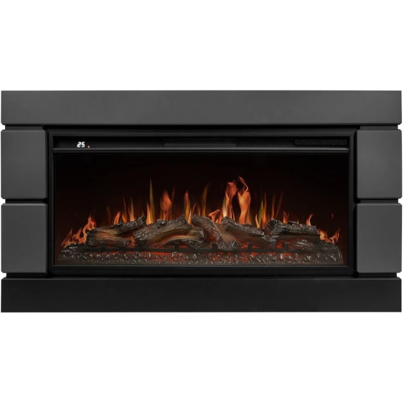 Линейный каминокомплект Портал Moderno 42/40/36, графит очаг Electrolux EFP/P-3620LS