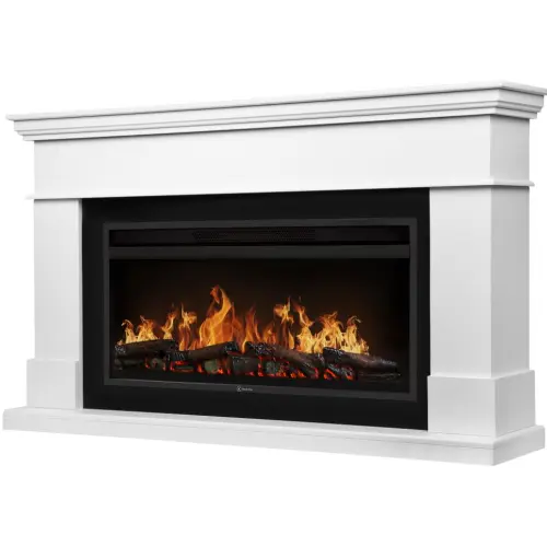 Линейный каминокомплект Портал California 42/40/36, белый очаг Electrolux EFP/P-3620LS