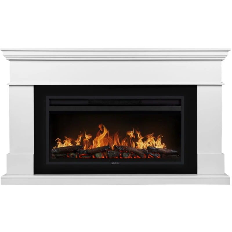 Линейный каминокомплект Портал California 42/40/36, белый очаг Electrolux EFP/P-3620LS
