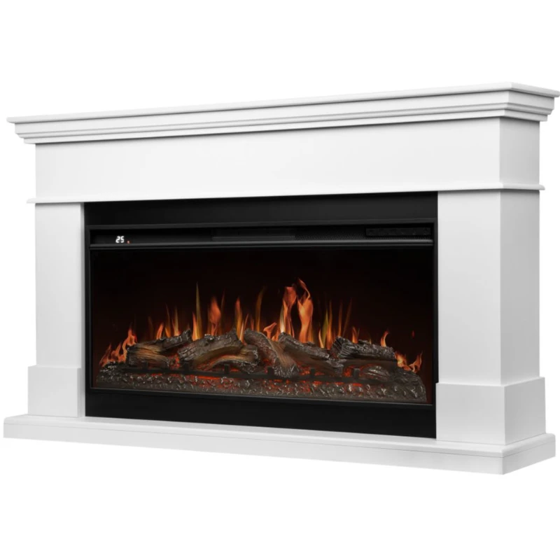 Линейный каминокомплект Портал California 42/40/36, белый очаг Electrolux EFP/P-3620LS