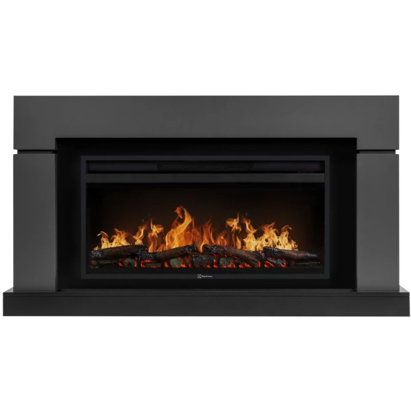 Линейный каминокомплект Портал Lindos 42/40/36, графит очаг Electrolux EFP/P-3620LS