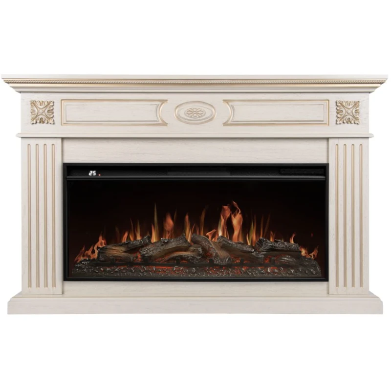 Линейный каминокомплект Портал Siena 42/40/36 слоновая кость Electrolux EFP/P-3620LS