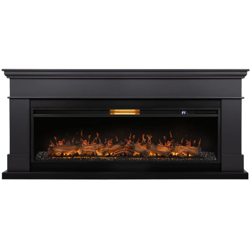 Линейный каминокомплект Портал California 60 G графит очаг Aurora RTFP/P-AR60LS