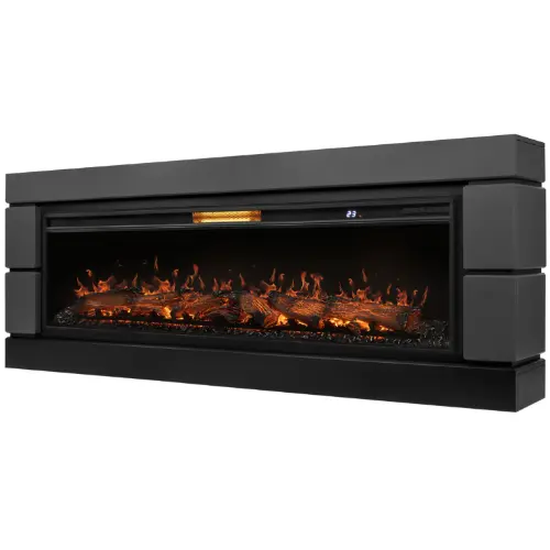 Линейный каминокомплект Портал Moderno 60 графит очаг Aurora RTFP/P-AR60LS