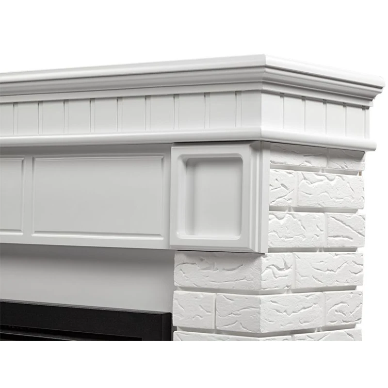 Каминокомплект Electrolux портал Bricks 30 белый с очагом EFP/P-3020LS N