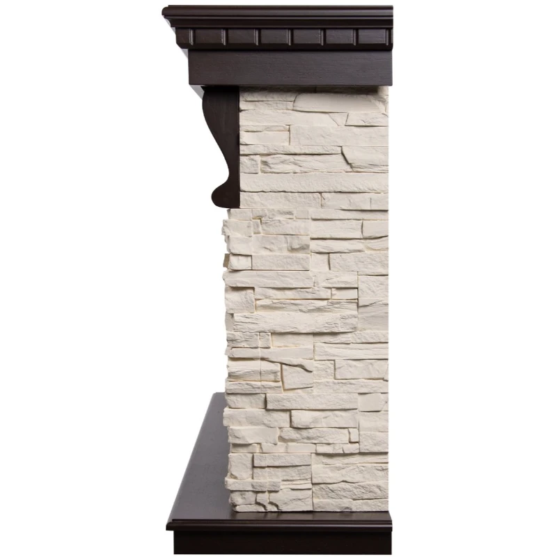 Линейный каминокомплект Портал Michigan 60 темный дуб очаг Aurora RTFP/P-AR60LS